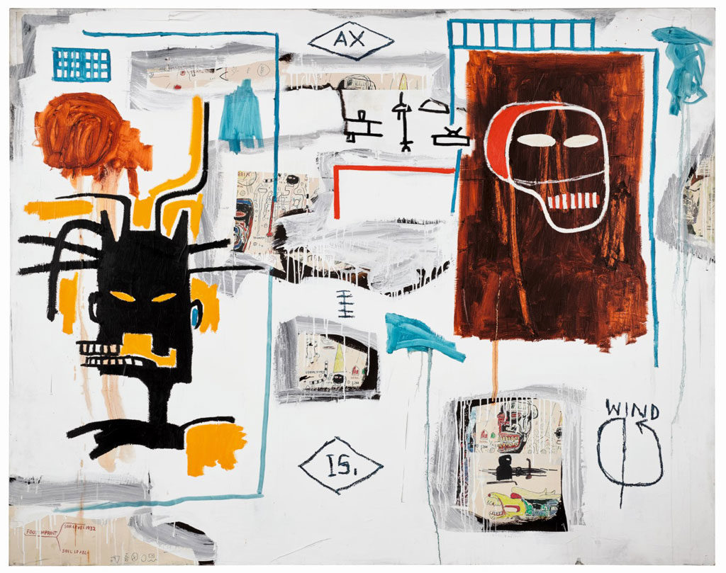 Jean-Michel Basquiat’s Apex,,painting