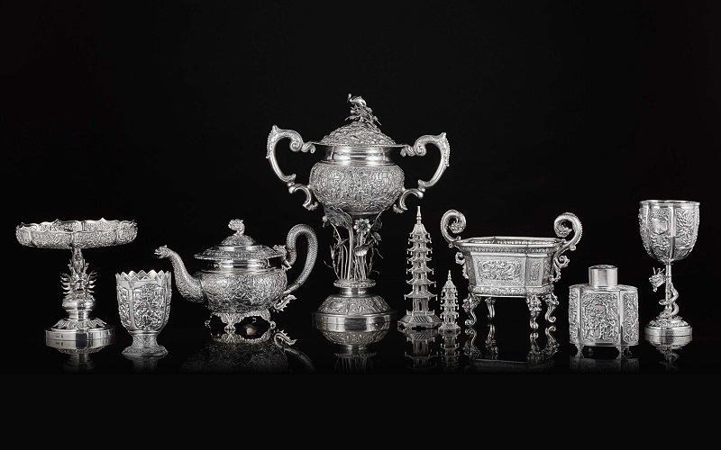 Chinese and Japanese Export Silver Online Property from the Collection of Myrna and Bernard Posner by Christie's