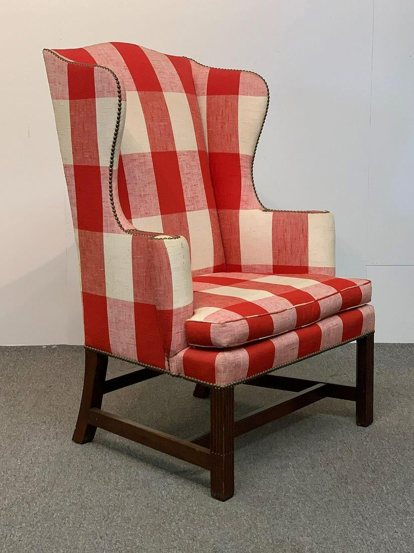 Kittinger Colonial Williamsburg Wing Chair/AuctionDaily
