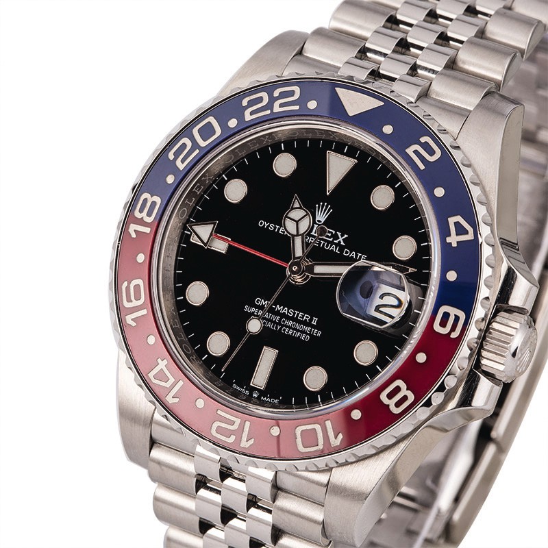 GMT Master II, Ref. 126710BLRO, A Stainless Steel Wristwatch with Bracelet, Circa 2018/AuctionDaily