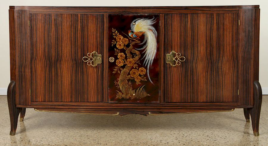 WONDERFUL FRENCH MACASSAR SIDEBOARD CIRCA 1940/Auctiondaily