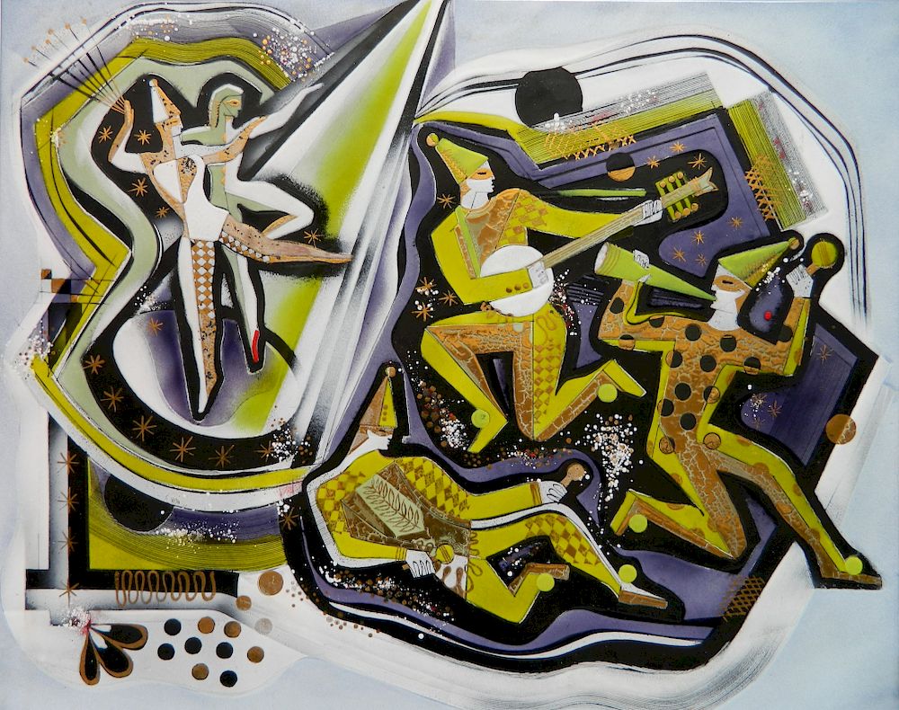 Edward Winter copper enamel/Auctiondaily