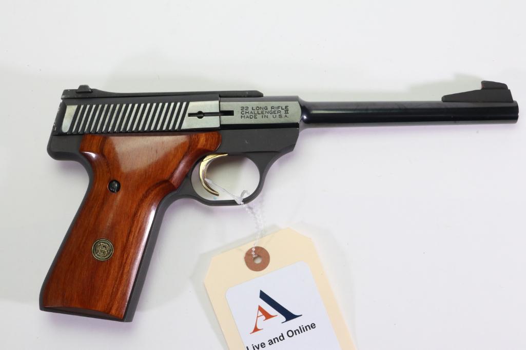 Browning Challenger II semi-automatic pistol.
