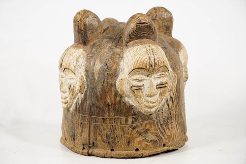 Fang Ngongtang 4-Faced Helmet Mask 10.5"