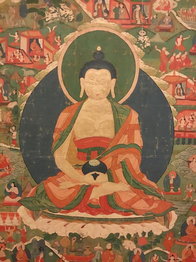 Jataka Thangka, Bhutan, 18th/19th Century/AuctionDaily