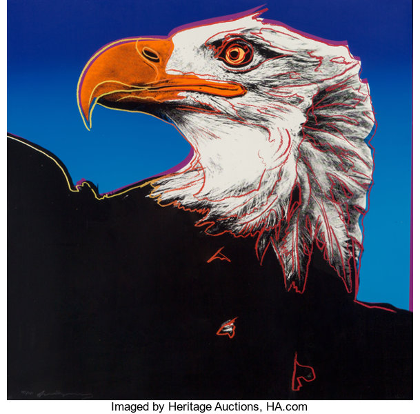 Andy Warhol (1928-1987) Bald Eagle, from Endangered Species, 1983