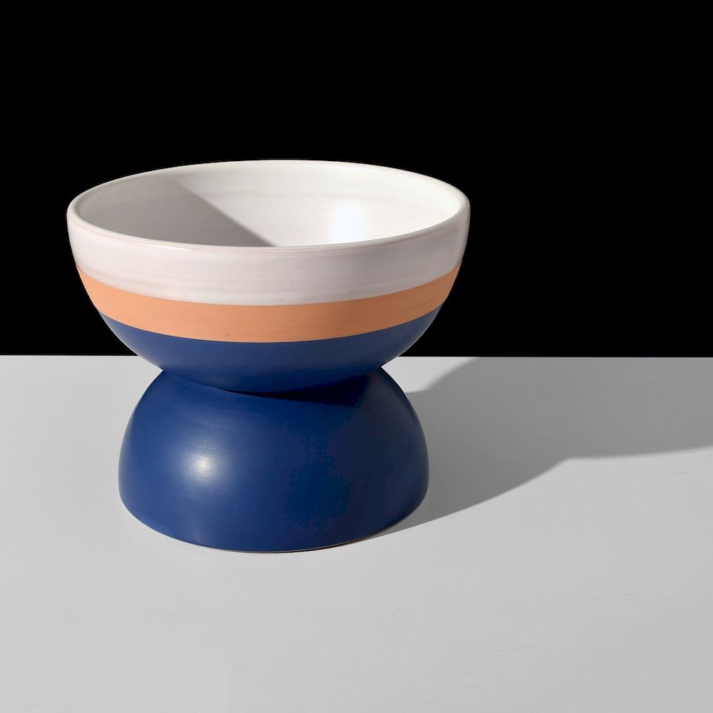 Large Ettore Sottsass "Centrotavola Grande" Centerpiece/Vessel, PA/ES/Auctiondaily