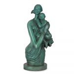 B. Prabha (Indian, 1933-2001), , Untitled (Mother and Child in Bronze)