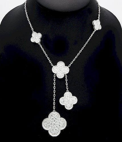 Van Cleef & Arpels Magic Alhambra Diamond 6 Motif/AuctionDaily