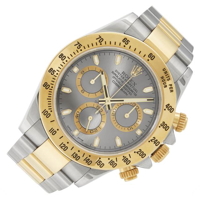 Gold and Stainless Steel 'Daytona Cosmograph' Chronograph Wristwatch, Rolex