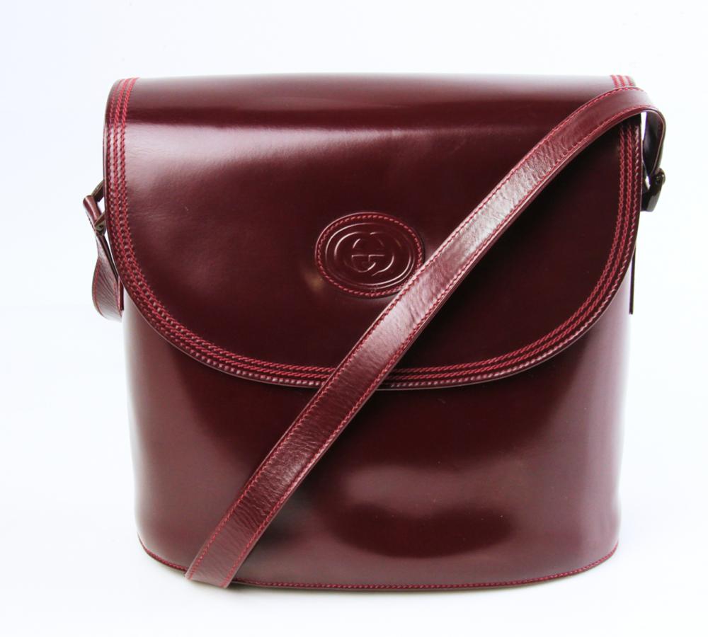Gucci Maroon Shoulder Bag