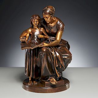 Eugene Delaplanche (after), bronze, 1873