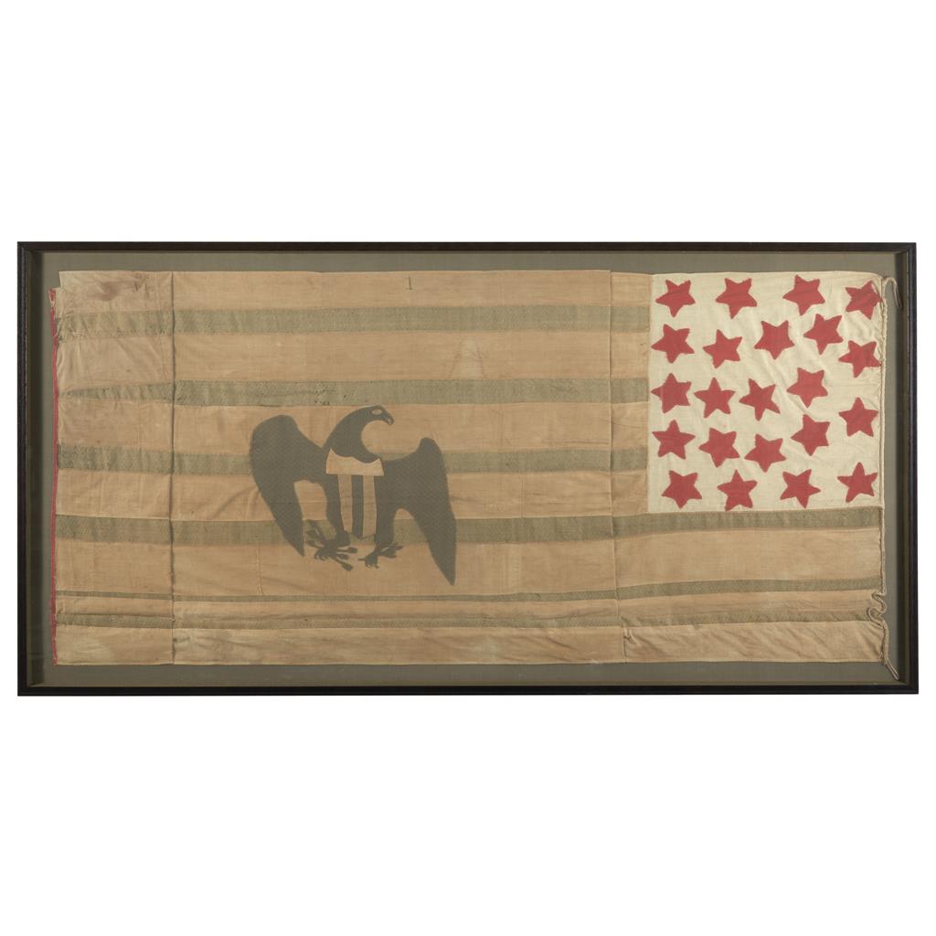 A 22-Star American Flag commemorating Alabama statehood or Exclusionary Flag
