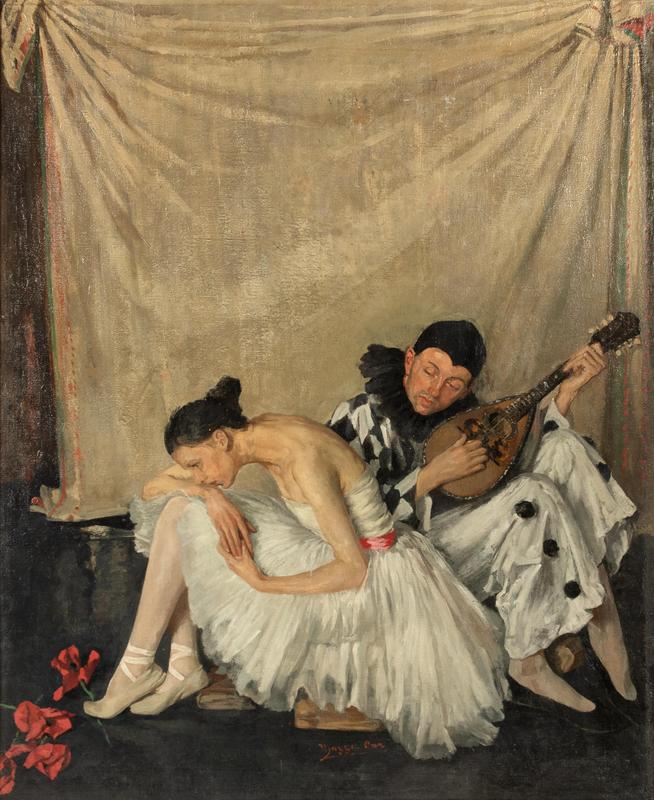 Margaret Clarke (Irish, 1888-1961) Columbine Rests, c. 1923-1924