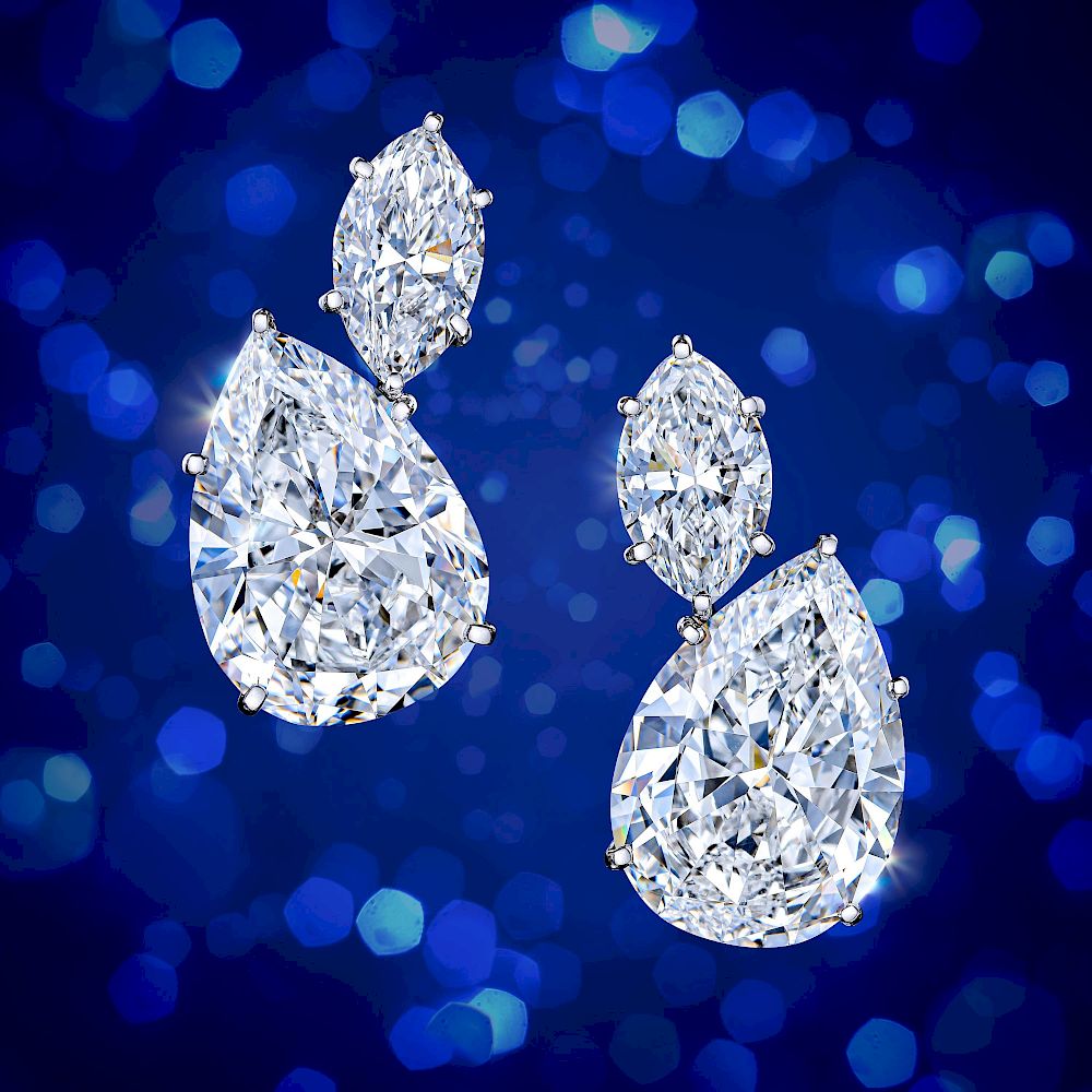 Harry Winston Diamond Earrings