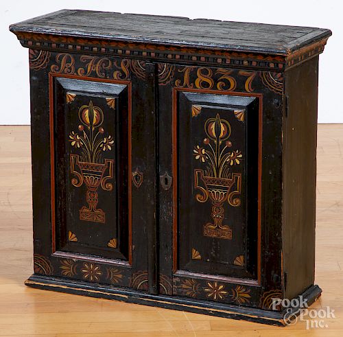 Painted hanging cupboard