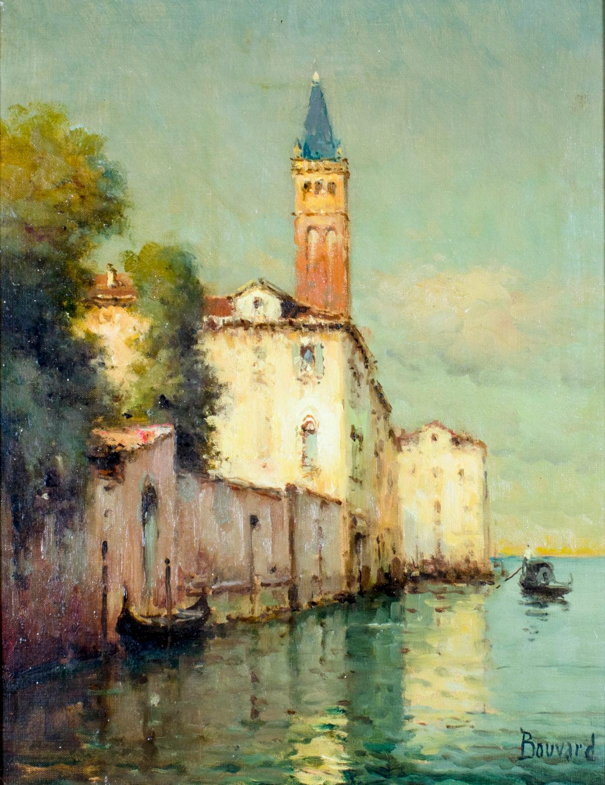 Antoine Bouvard (Italy,France,1870-1955) oil painting antique