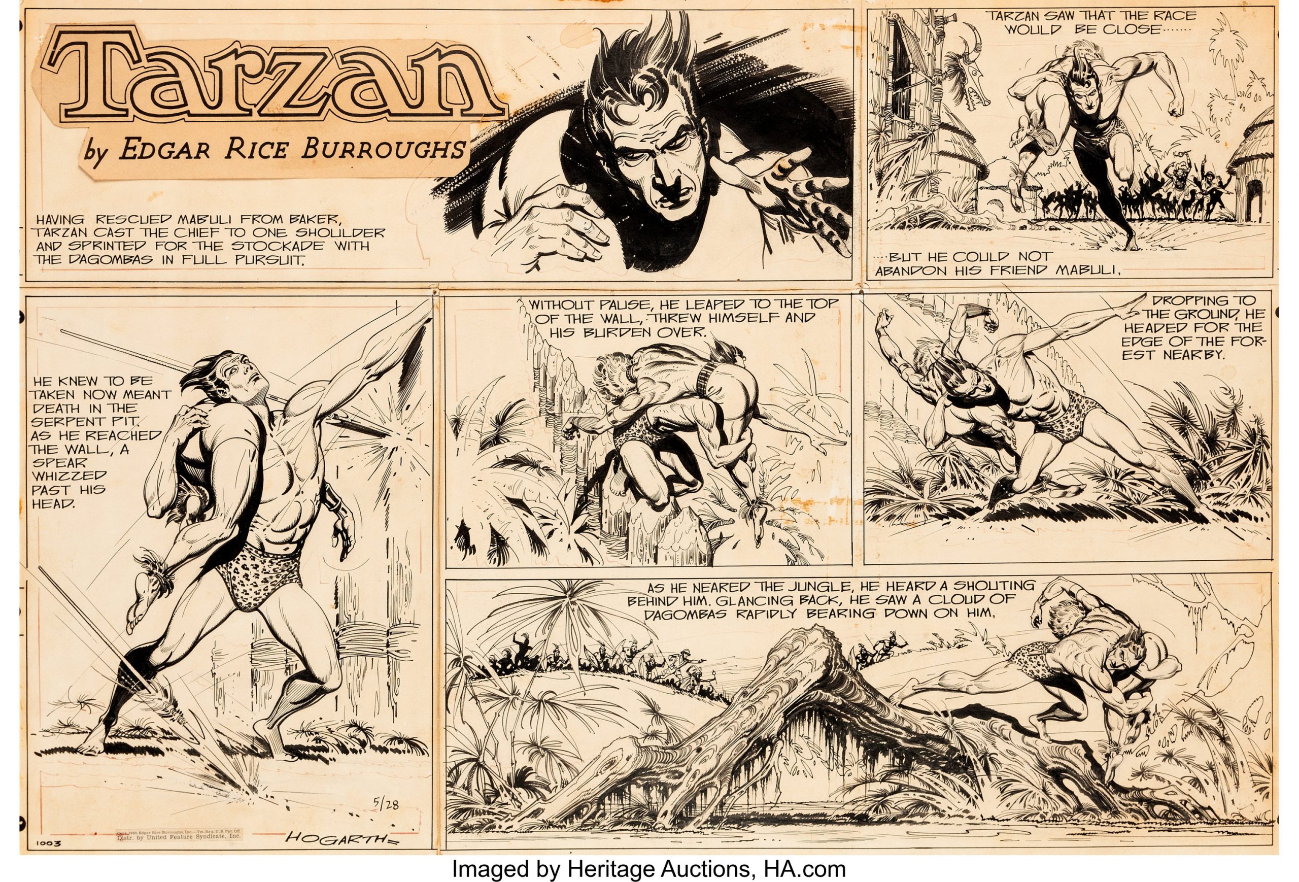 Burne Hogarth Tarzan