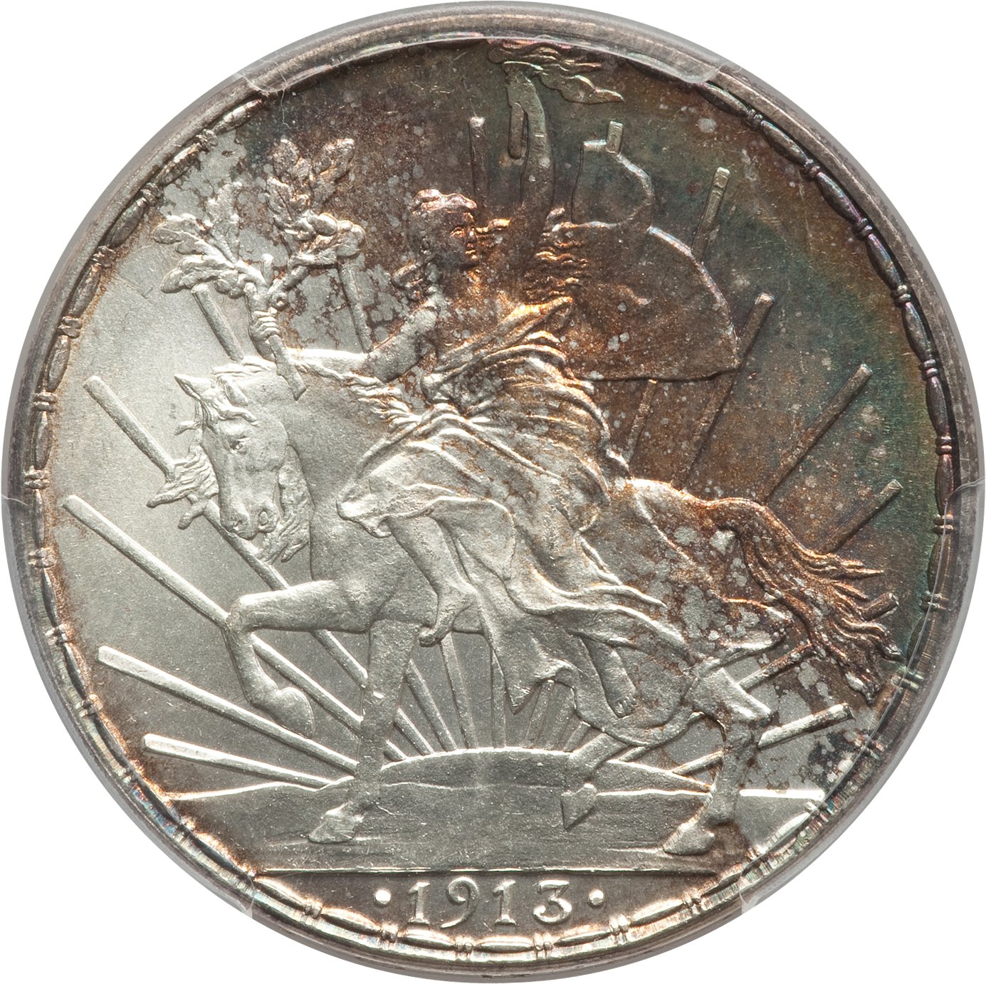 Estados Unidos "Caballito" Peso 1913 MS65 PCGS