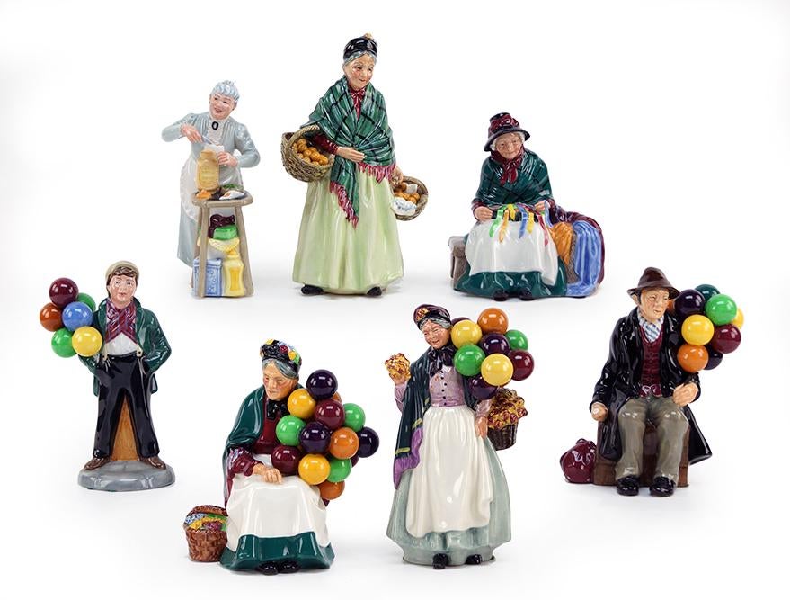 A Collection of Royal Doulton Figures.