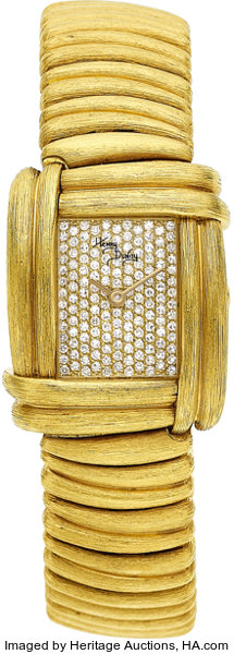 Henry Dunay Lady's Diamond, Gold Sabi Watch