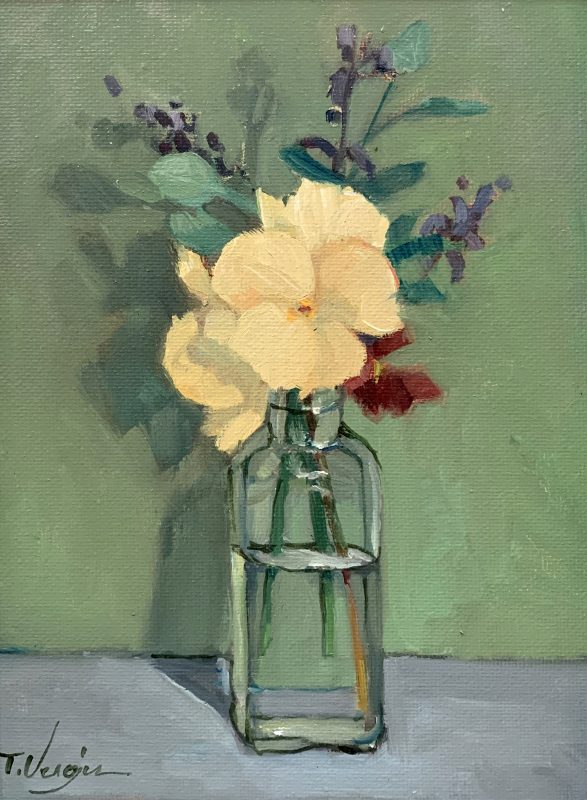 “PANSIES”: Works by local artist Trisha Vergis are now on view at the Gratz Gallery and Conservation Studio in Doylestown, Pa. The exhibit runs through the end of the year.
