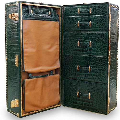 Rare Gucci Alligator Skin Trunk