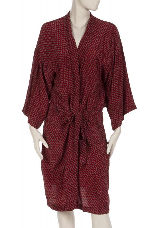 LORETTA YOUNG JEAN LOUIS SILK DRESSING GOWN