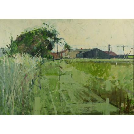 DAVID HOCKNEY (BRITISH, B. 1937), EARLY LANDSCAPE