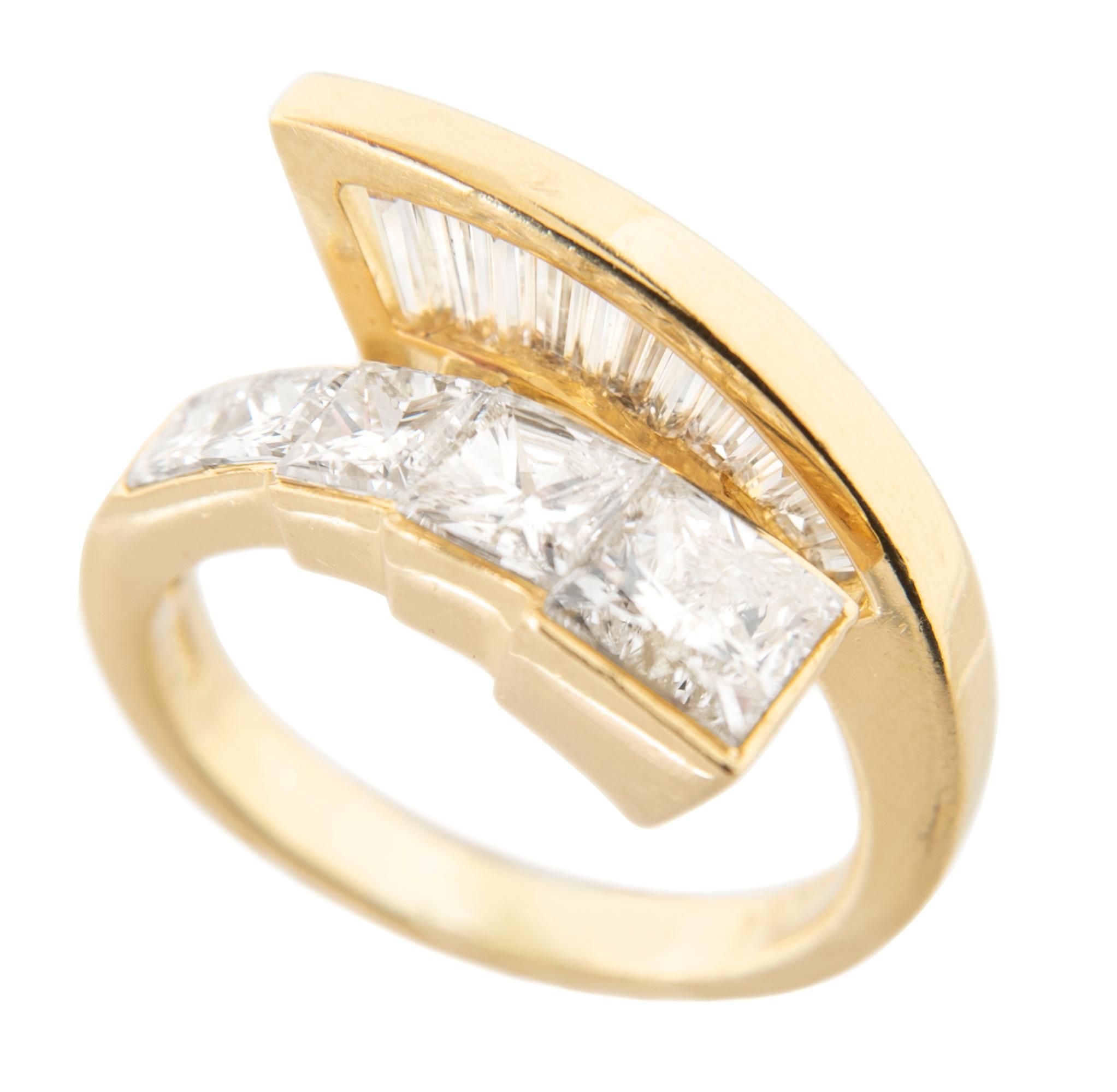 Nova 18k 2.38 CTW Diamond Bypass Ring