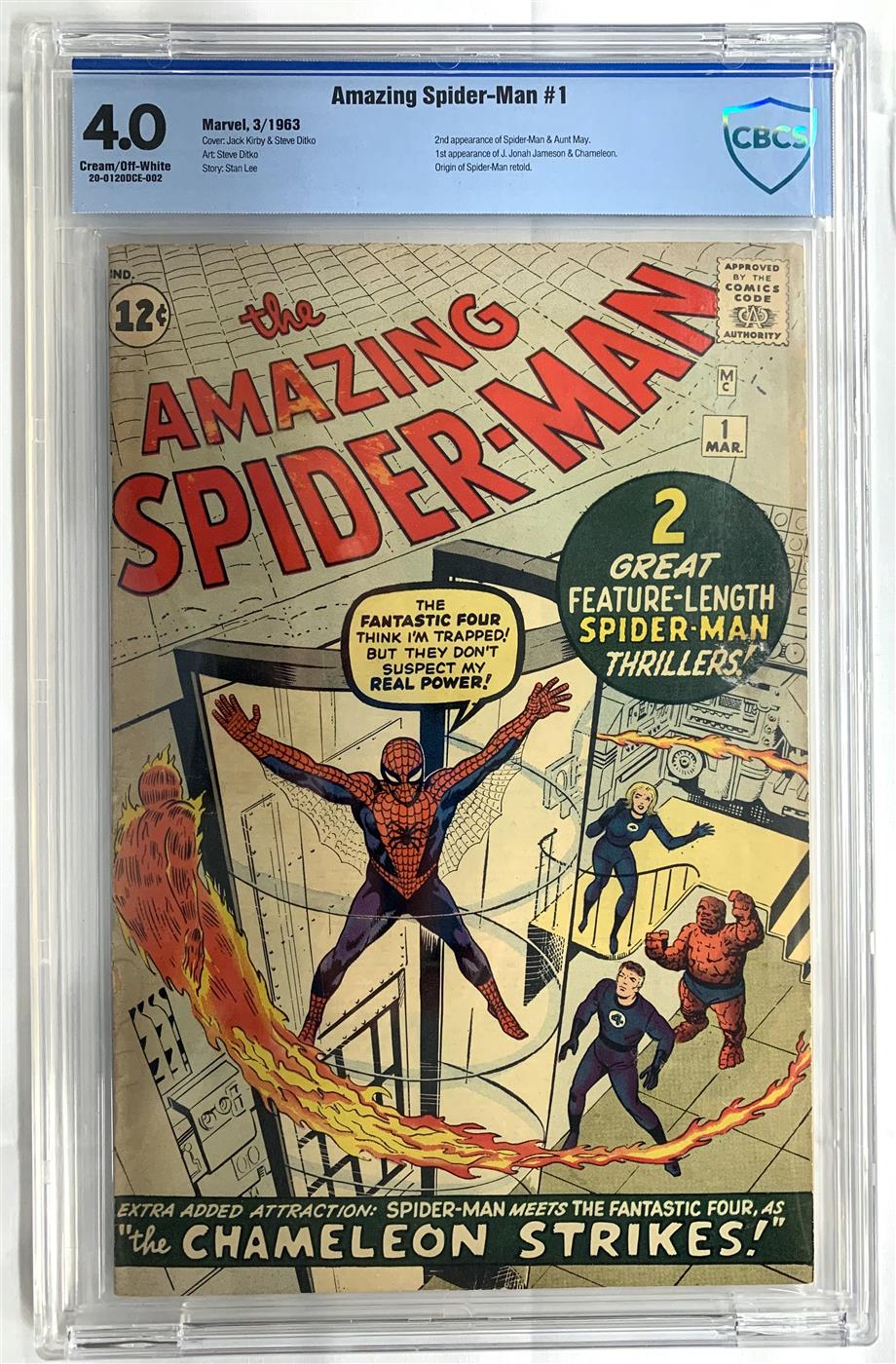 AMAZING SPIDER-MAN #1, CBCS 4.0