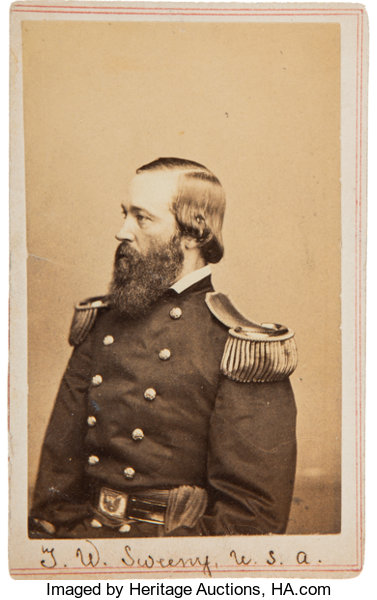 Thomas Sweeny Signed Carte de Visite.