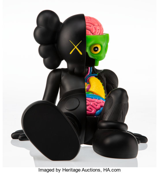 KAWS (b. 1974) Resting Place Companion (Blac