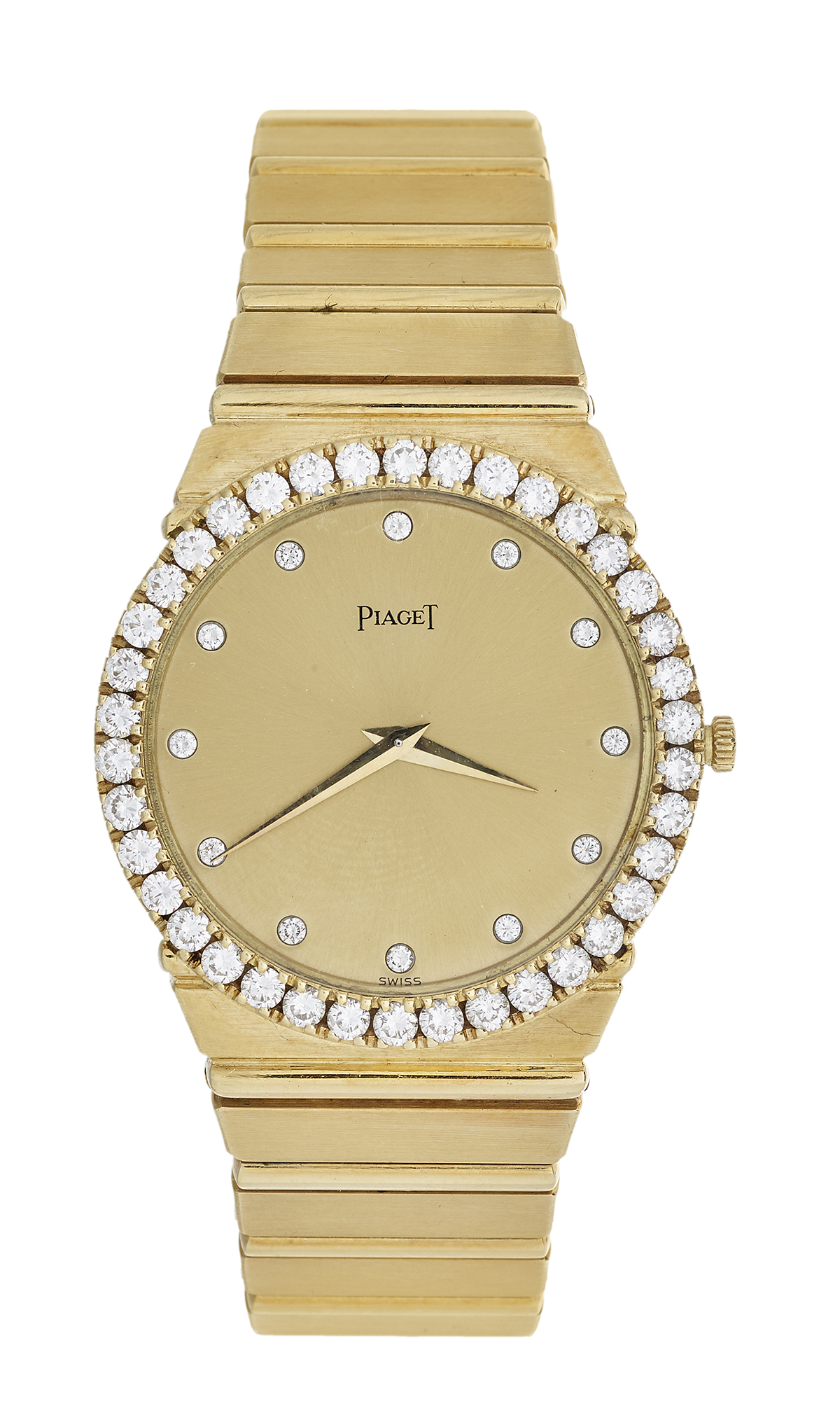 Gentleman's Piaget Diamond Polo Watch