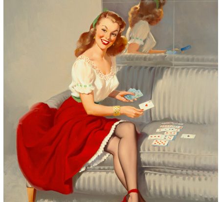 Gil Elvgren (American, 1914-1980)