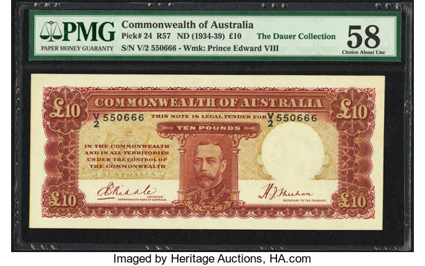 Australia Commonwealth of Australia 10 Pounds