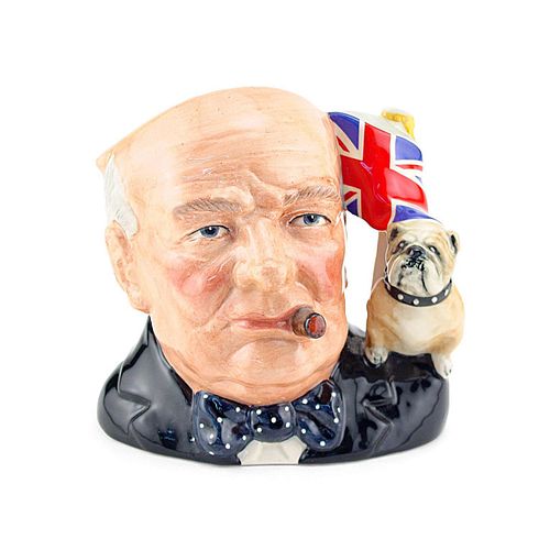 ROYAL DOULTON CHARACTER JUG, WINSTON CHURCHILL D6907