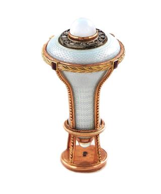 Russian gemstone and enameled seal