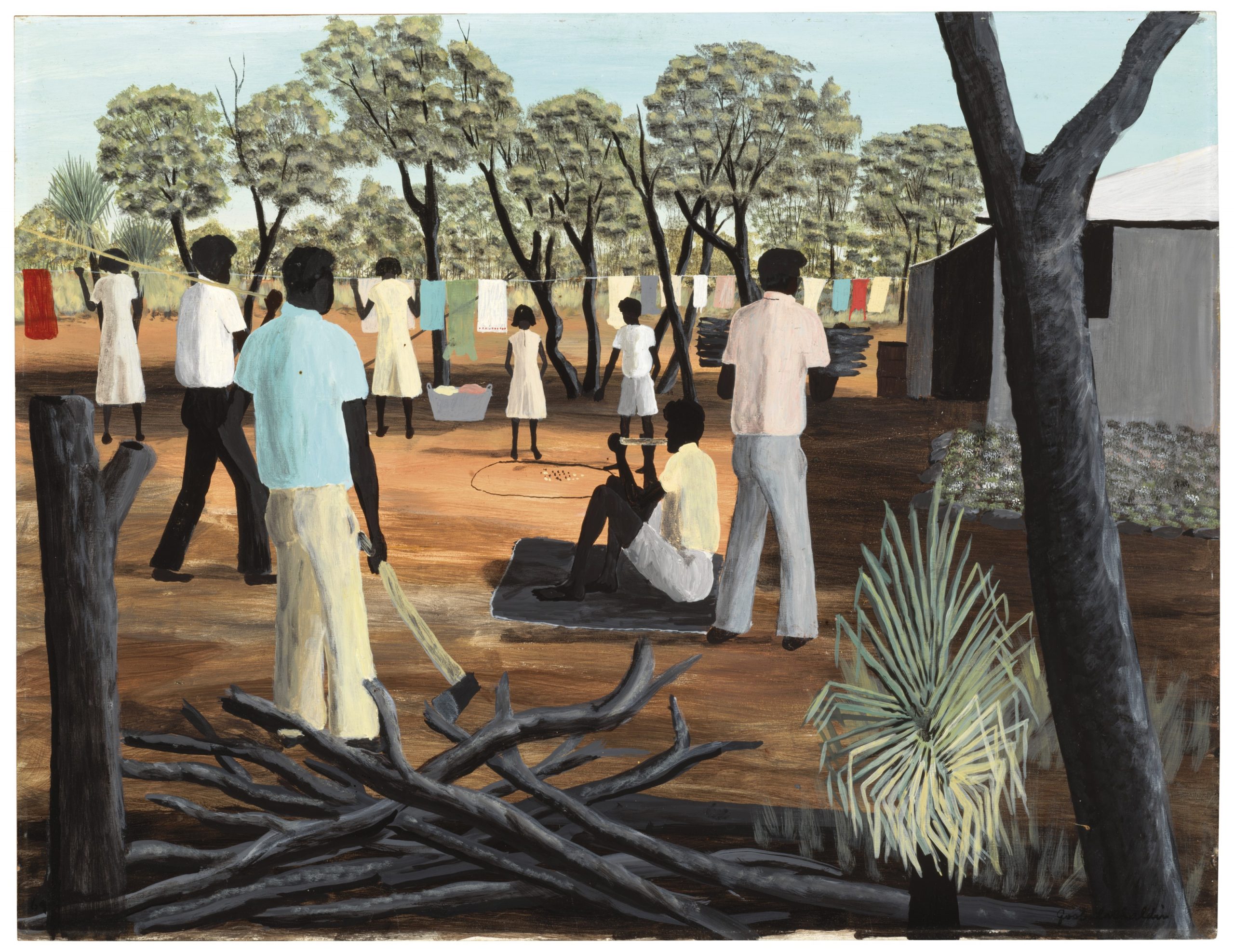 Dick Roughsey (1924-1985) Goonana Village