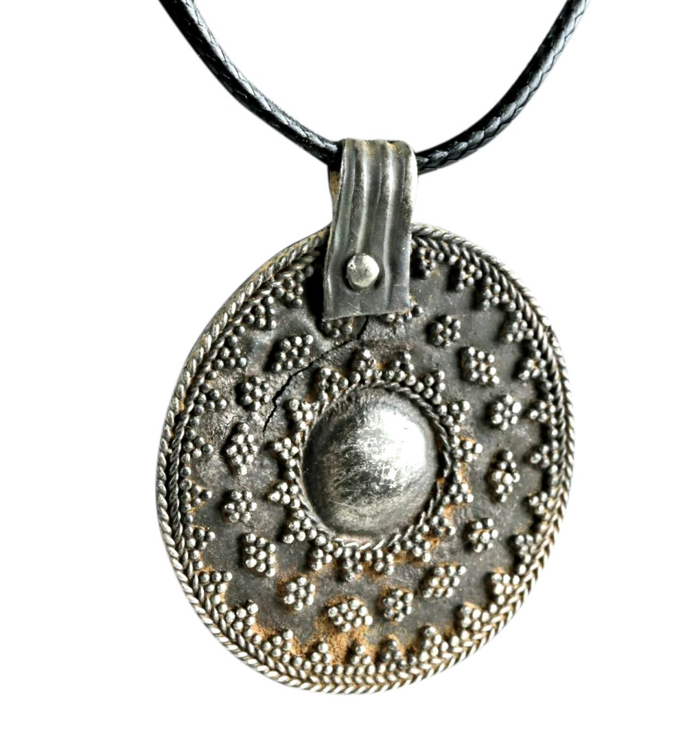Migration Period Silver Bracteate Pendant - 3.8 g