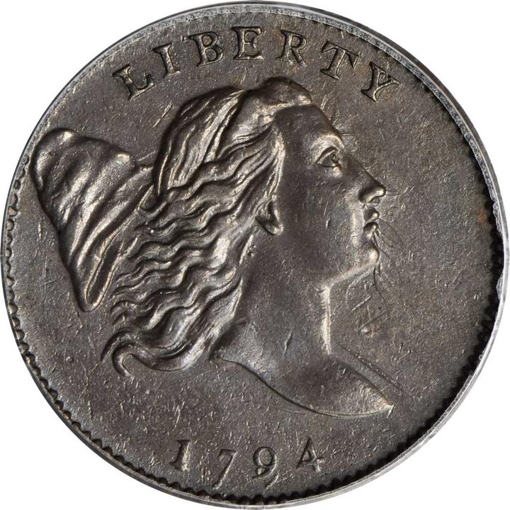 Liberty Cap Half Cent. C-1a. Rarity-2. Normal Head. Large Edge Letters. MS-62 BN (PCGS).