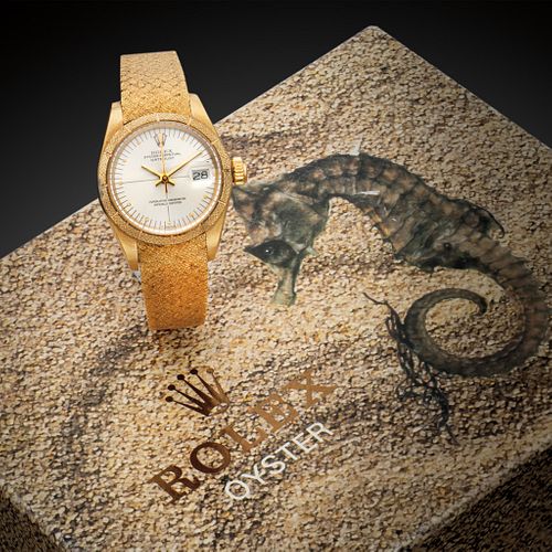 ROLEX OYSTER PERPETUAL DATEJUST. 18K YELLOW GOLD. REF. 6900, CA. 1979 - 1980