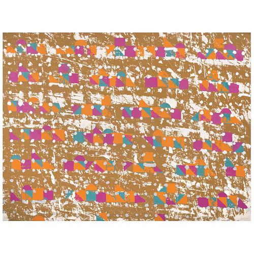 VICENTE ROJO, Untitled, from the series Escenarios, Signed and dated 91, Serigraph