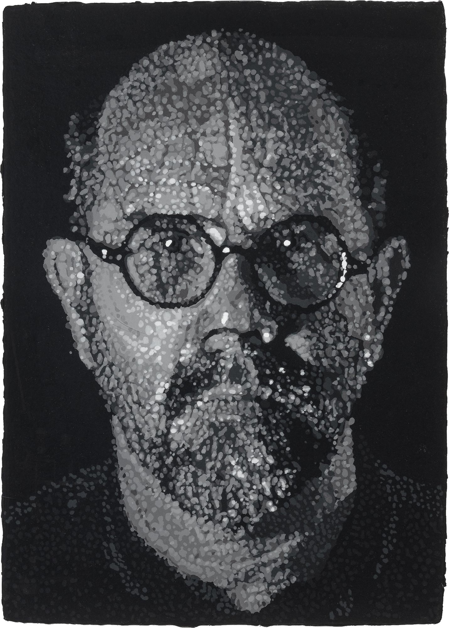 Chuck Close (b. 1940) SELF PORTRAIT-PULP