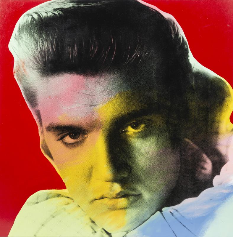 ELVIS PRESLEY SCREENPRINT BY STEVE KAUFMAN