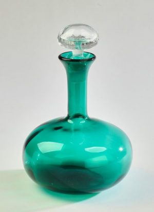 Mid 20th century art glass decanter