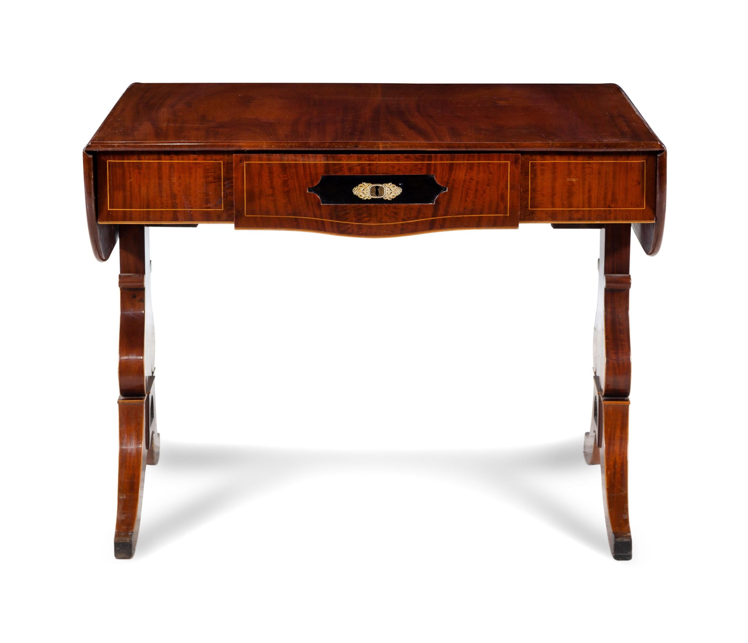 A Continental Mahogany Sofa Table