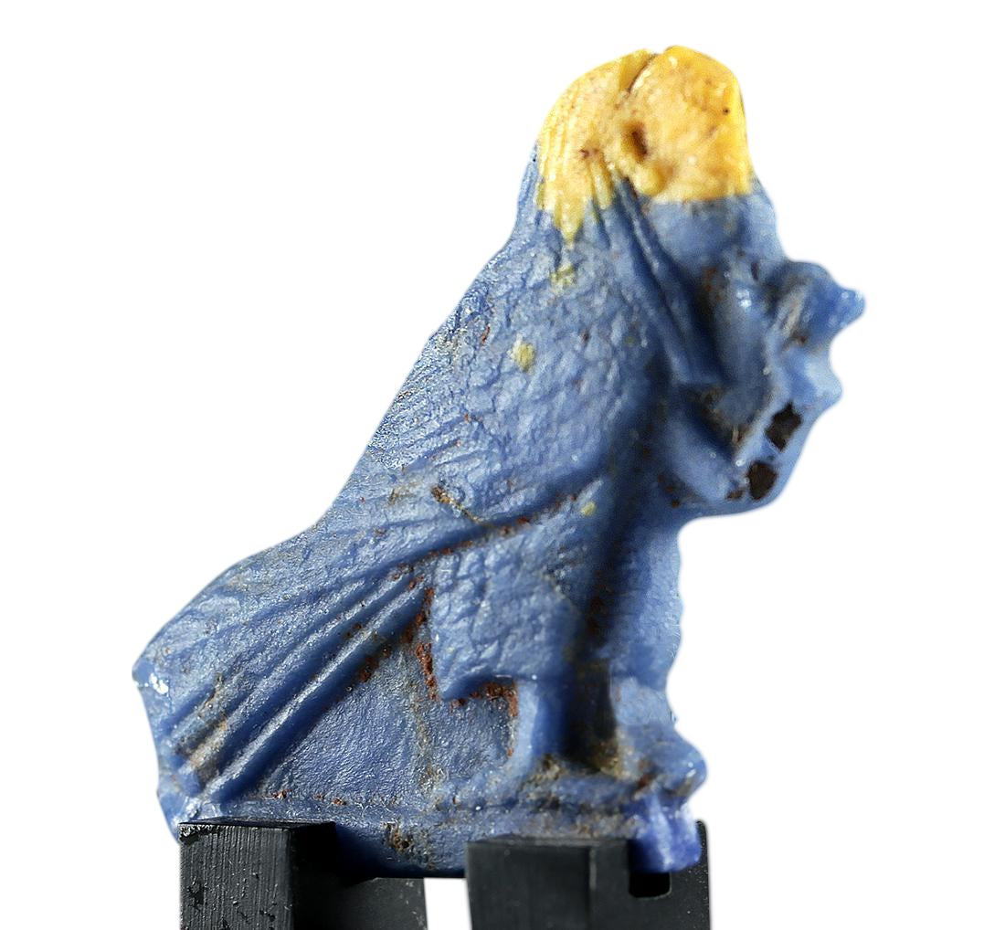 Published Egyptian Ptolemaic Glass Inlay of a Ba Bird