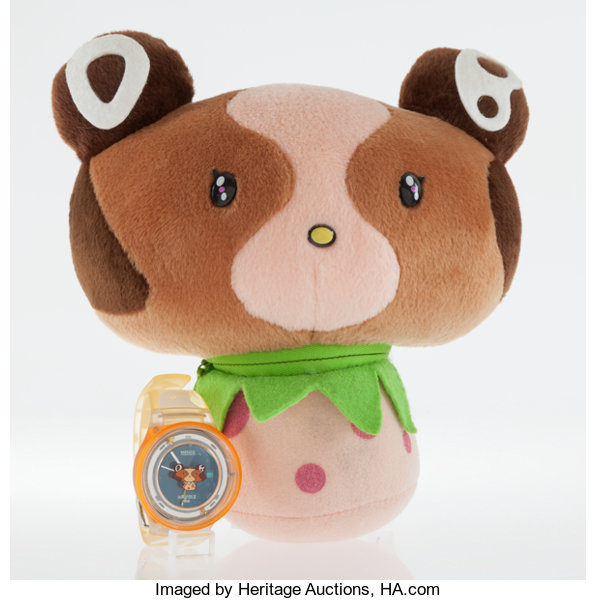 Takashi Murakami (b. 1962). Hiropon II Bear Solar Citizen (two works), 1998. Polyester plush toy