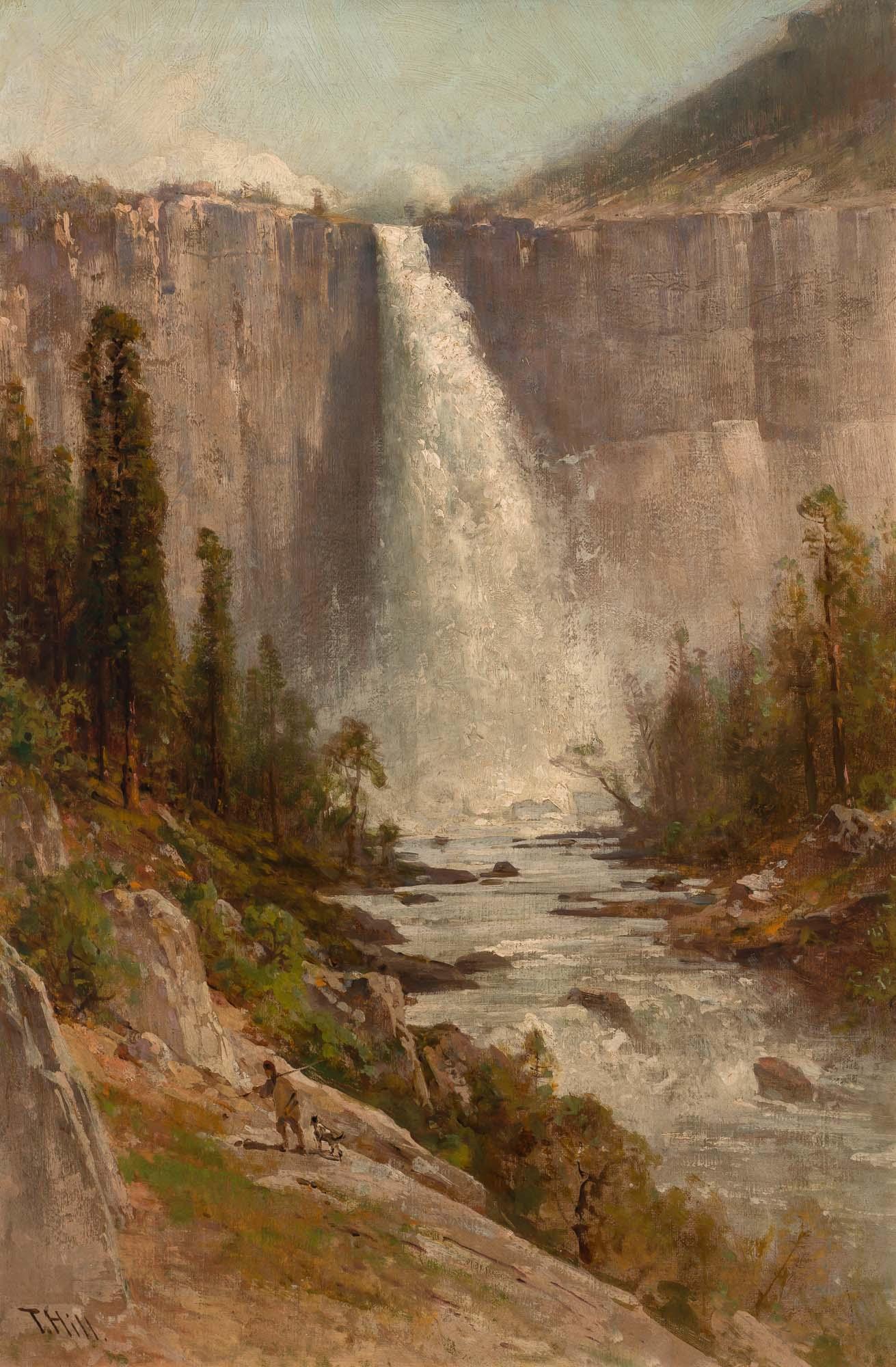 Thomas Hill American, 1829-1908 Nevada Falls, Yosemite